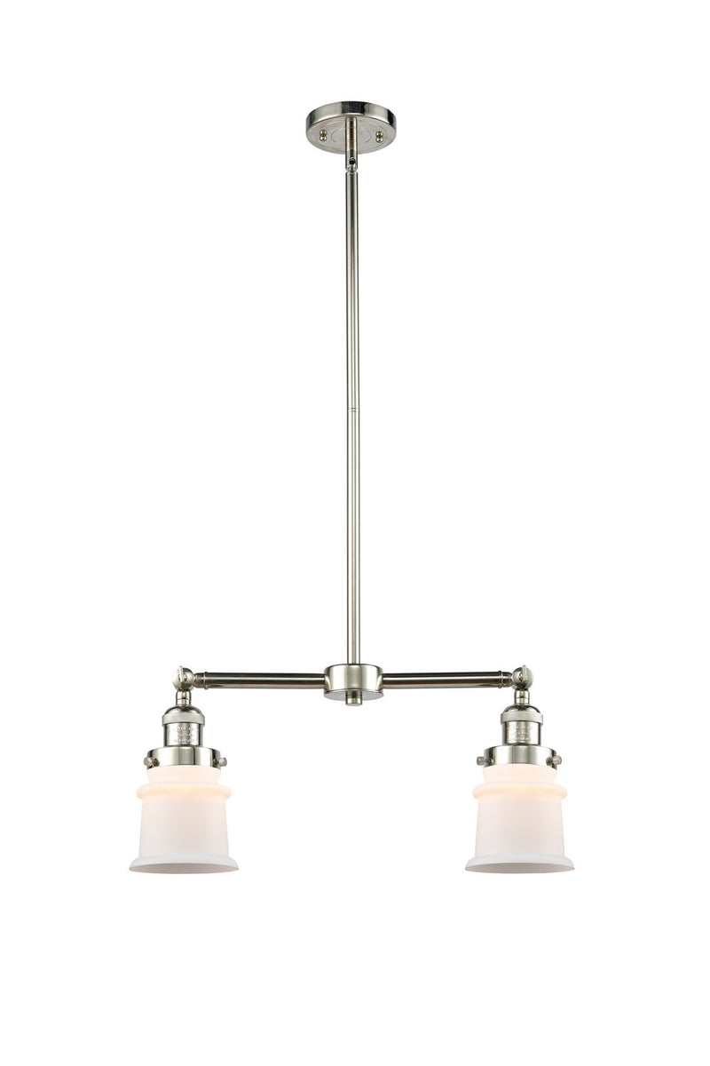 Innovations 209-PN-G181S-LED LED Island Pendant, Polished Nickel