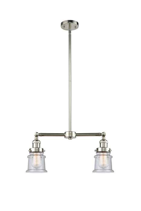 Innovations 209-PN-G184S-LED LED Island Pendant, Polished Nickel
