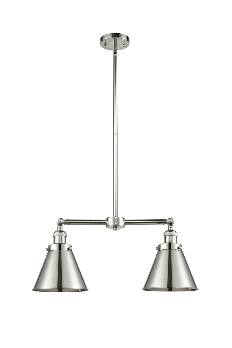 Innovations 209-PN-M13-PN-LED LED Island Pendant, Polished Nickel
