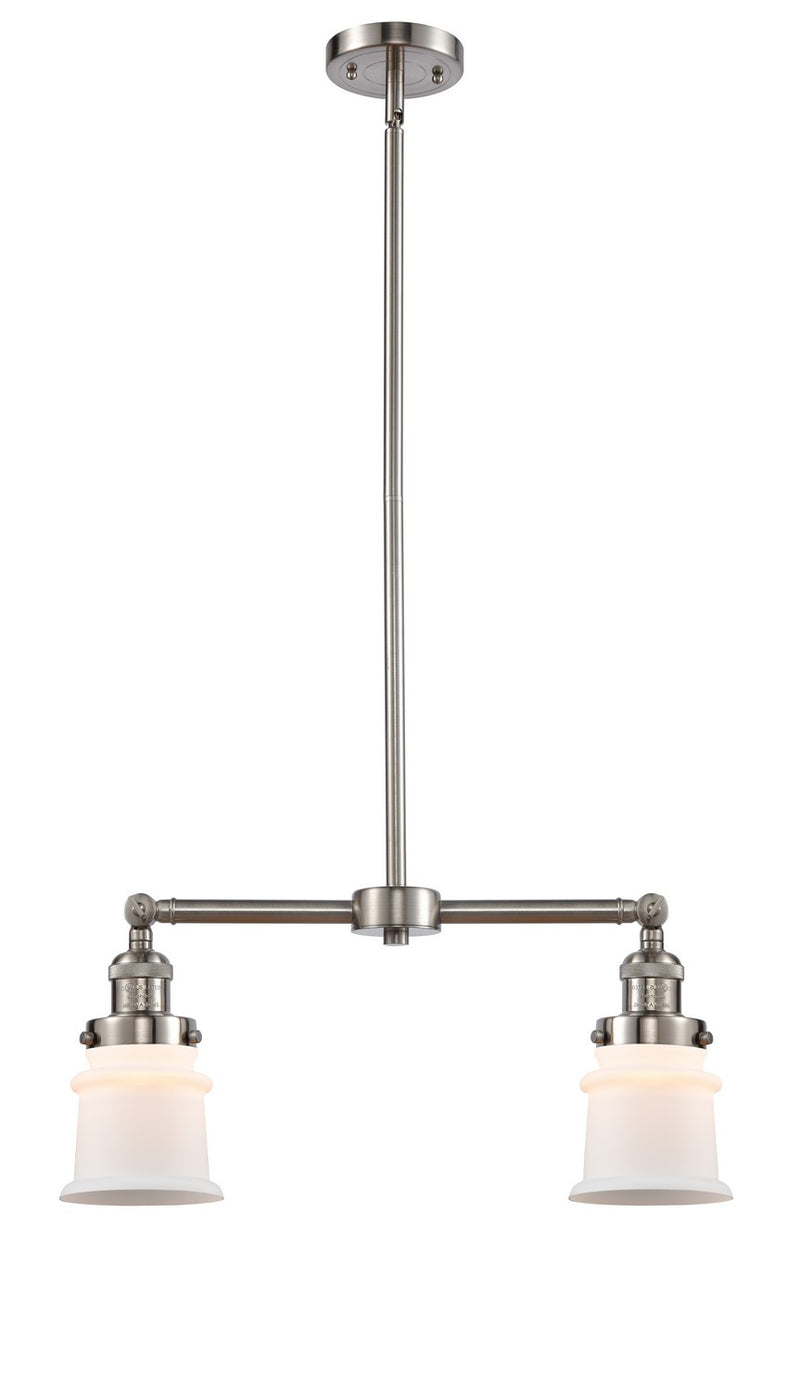 Innovations 209-SN-G181S-LED LED Island Pendant, Brushed Satin Nickel