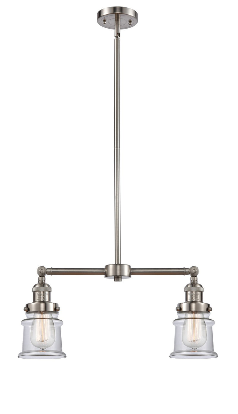 Innovations 209-SN-G182S-LED LED Island Pendant, Brushed Satin Nickel