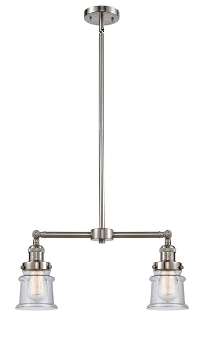 Innovations 209-SN-G184S-LED LED Island Pendant, Brushed Satin Nickel
