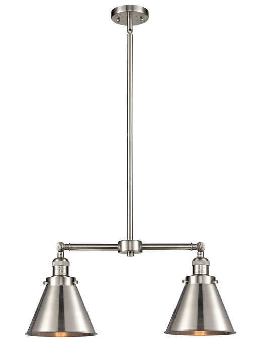 Innovations 209-SN-M13-SN-LED LED Island Pendant, Brushed Satin Nickel