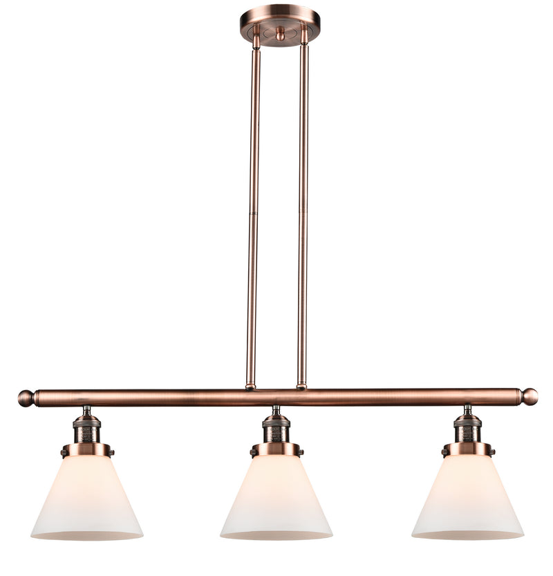 Innovations 213-AC-G41-LED LED Island Pendant, Antique Copper