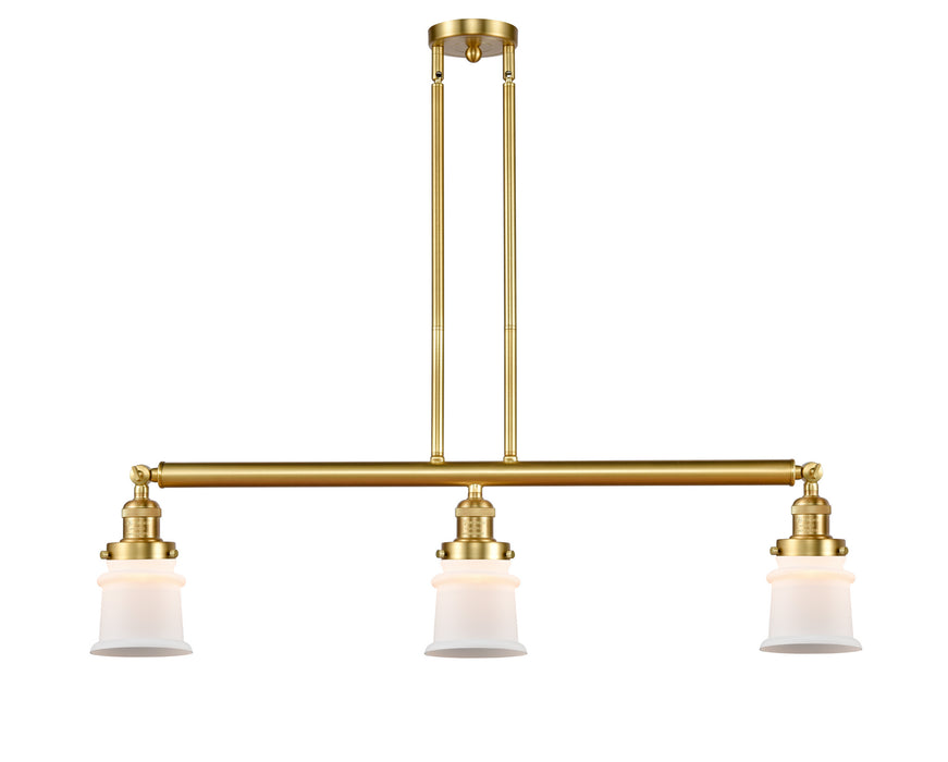 Innovations 213-SG-G181S Three Light Island Pendant, Satin Gold