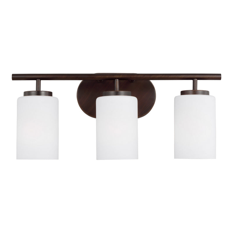Generation Lighting 41162-710 Three Light Wall / Bath, Bronze