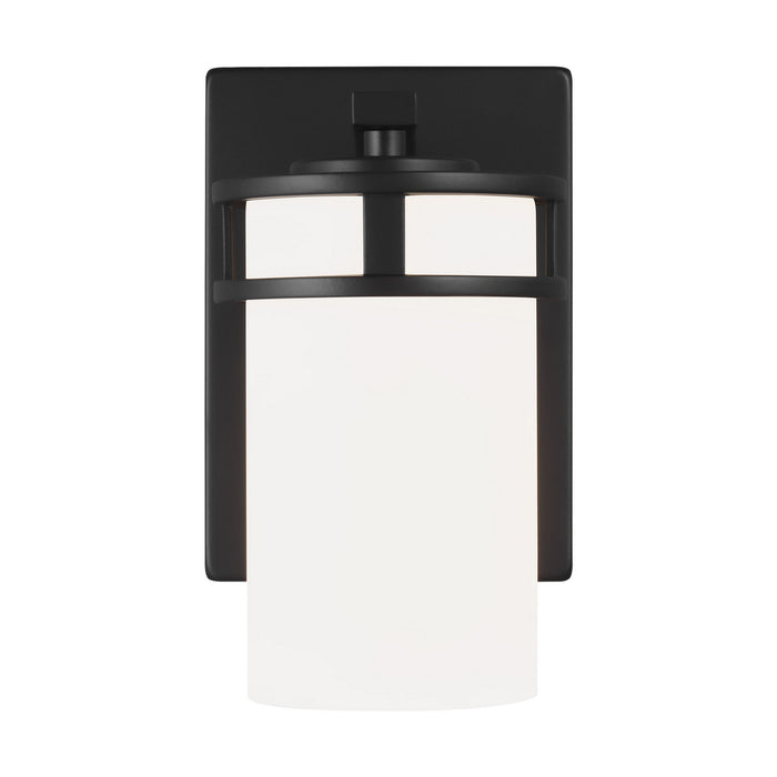 Generation Lighting 4121601-112 One Light Wall / Bath Sconce, Midnight Black