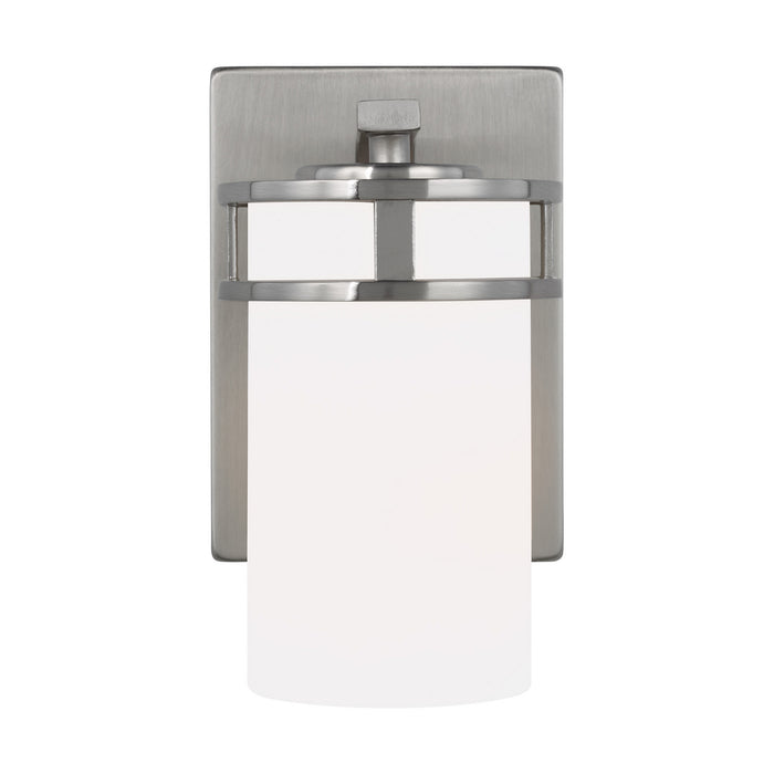 Generation Lighting 4121601-962 One Light Wall / Bath Sconce, Brushed Nickel