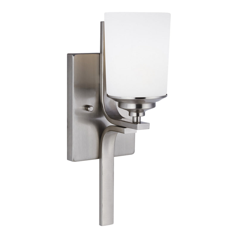 Generation Lighting 4130701-962 One Light Wall / Bath Sconce, Brushed Nickel