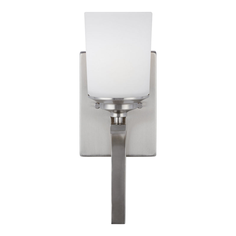 Generation Lighting 4130701-962 One Light Wall / Bath Sconce, Brushed Nickel