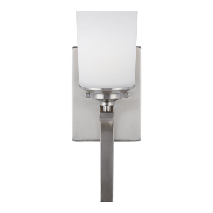Generation Lighting 4130701-962 One Light Wall / Bath Sconce, Brushed Nickel
