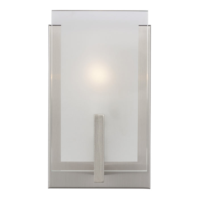 Visual Comfort Studio 4130801-962 One Light Wall / Bath Sconce, Brushed Nickel