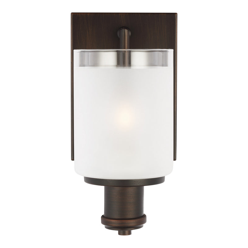 Generation Lighting 4139801-710 One Light Wall / Bath Sconce, Bronze