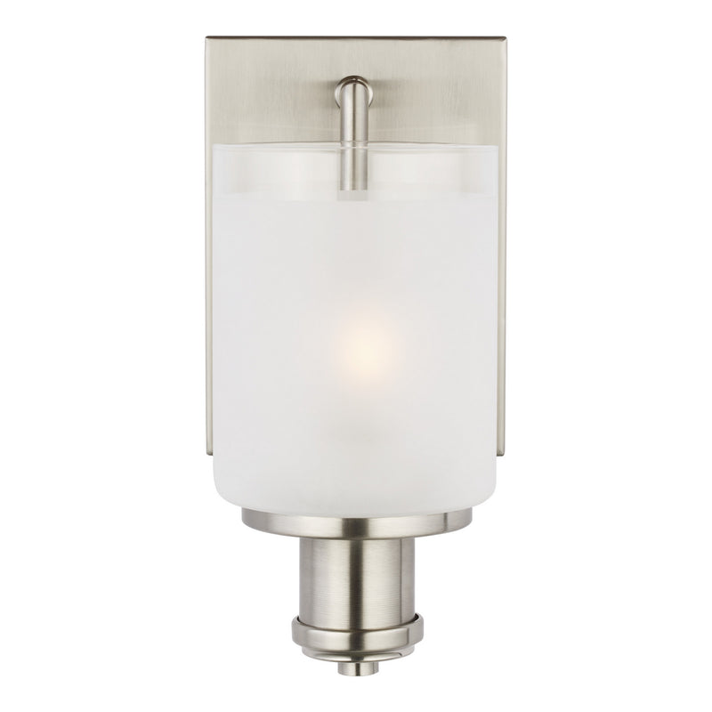 Generation Lighting 4139801-962 One Light Wall / Bath Sconce, Brushed Nickel
