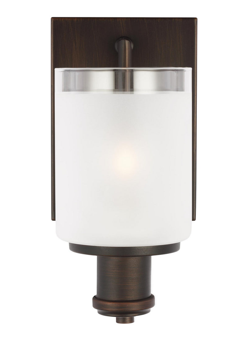 Generation Lighting 4139801EN3-710 One Light Wall / Bath Sconce, Bronze