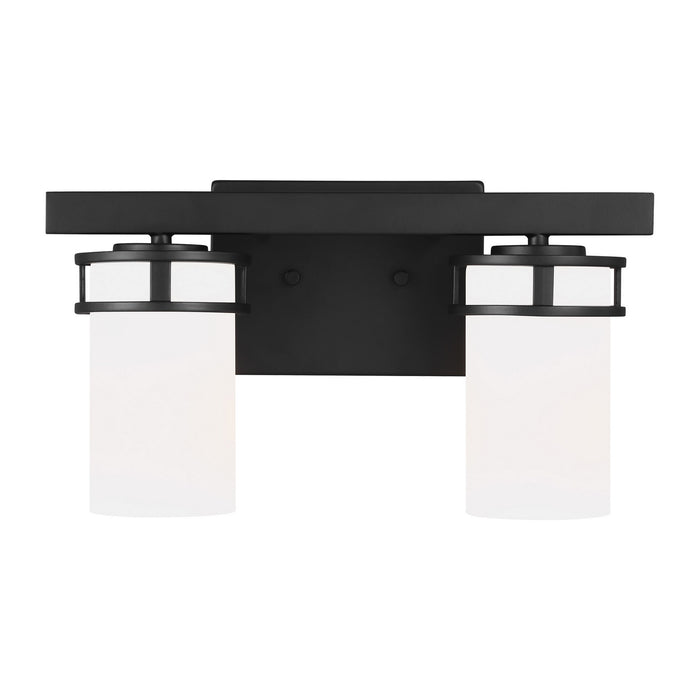 Generation Lighting 4421602-112 Two Light Wall / Bath, Midnight Black