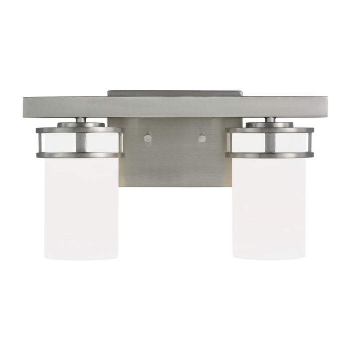 Generation Lighting 4421602-962 Two Light Wall / Bath, Brushed Nickel