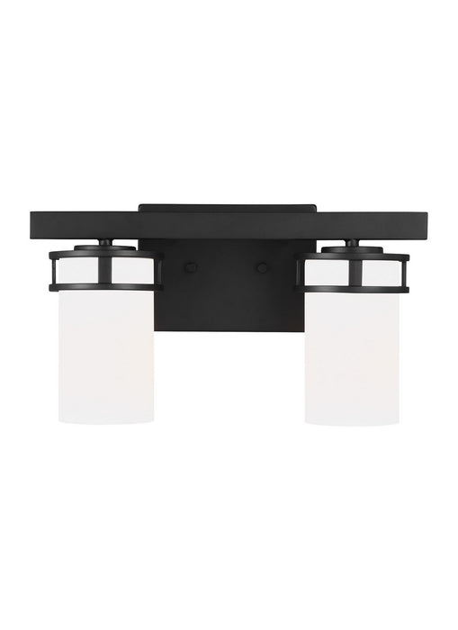 Generation Lighting 4421602EN3-112 Two Light Wall / Bath, Midnight Black