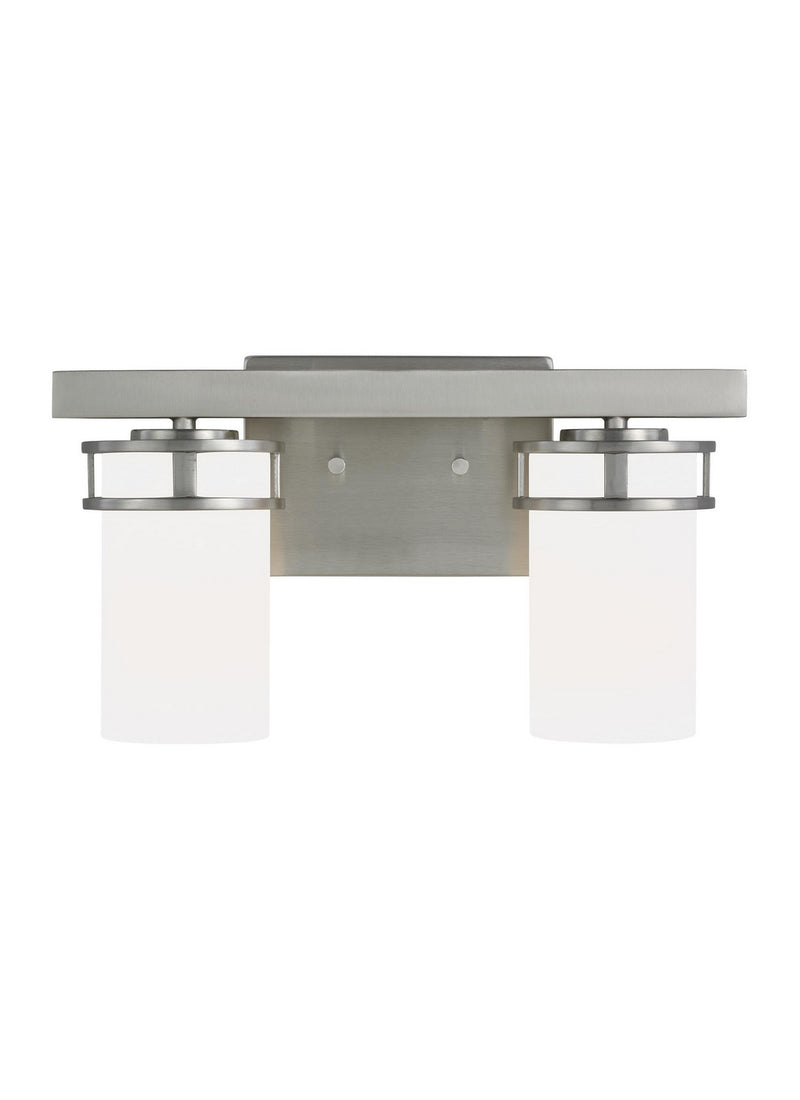 Generation Lighting 4421602EN3-962 Two Light Wall / Bath, Brushed Nickel