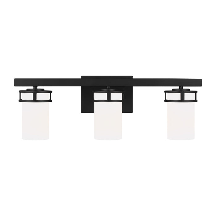 Generation Lighting 4421603-112 Three Light Wall / Bath, Midnight Black