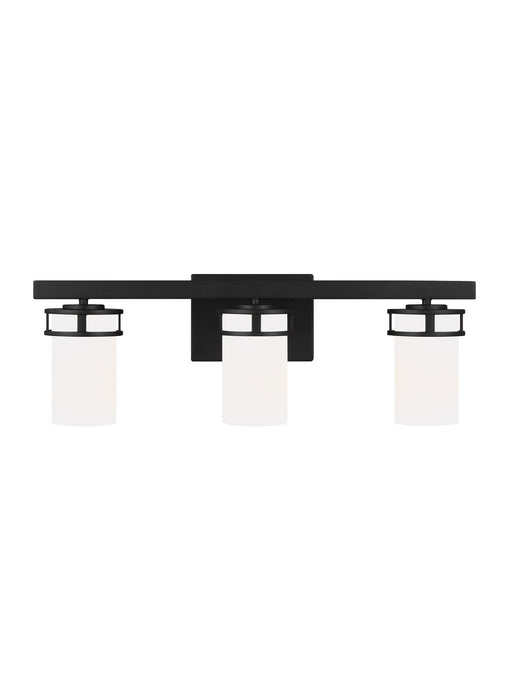 Generation Lighting 4421603EN3-112 Three Light Wall / Bath, Midnight Black