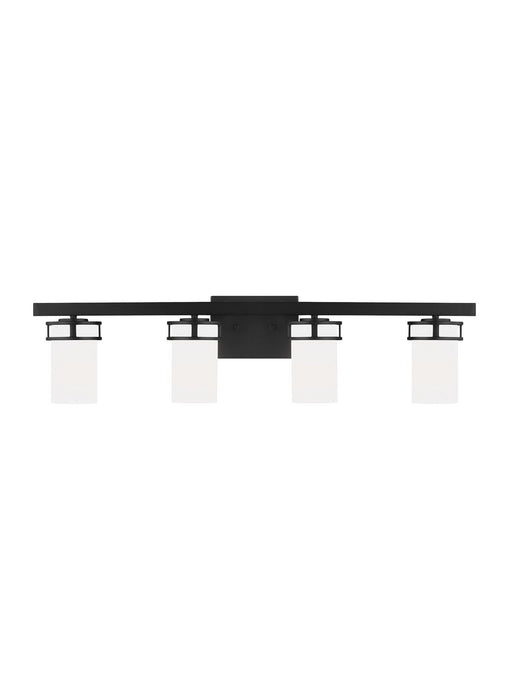 Generation Lighting 4421604EN3-112 Four Light Wall / Bath, Midnight Black