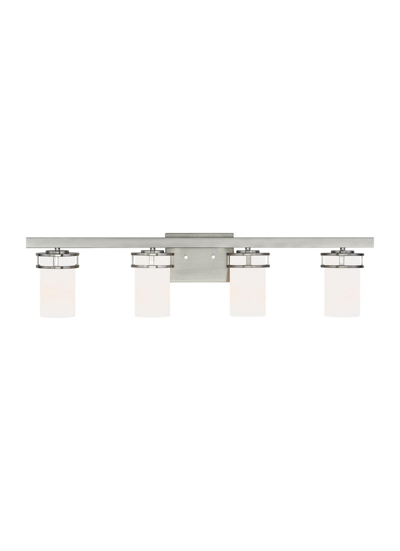 Generation Lighting 4421604EN3-962 Four Light Wall / Bath, Brushed Nickel