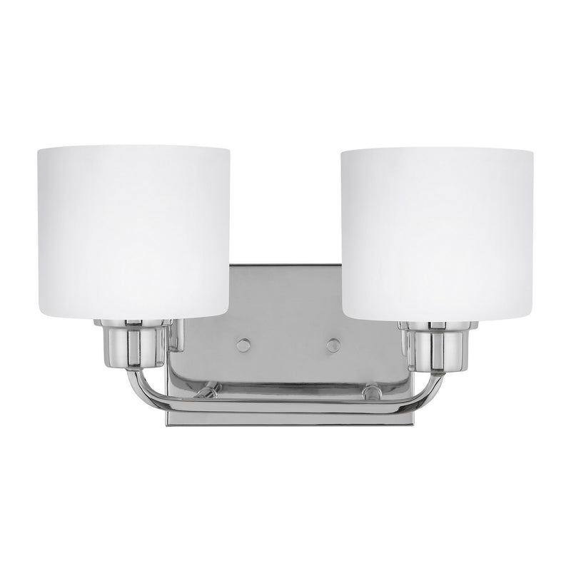 Generation Lighting 4428802-05 Two Light Wall / Bath, Chrome