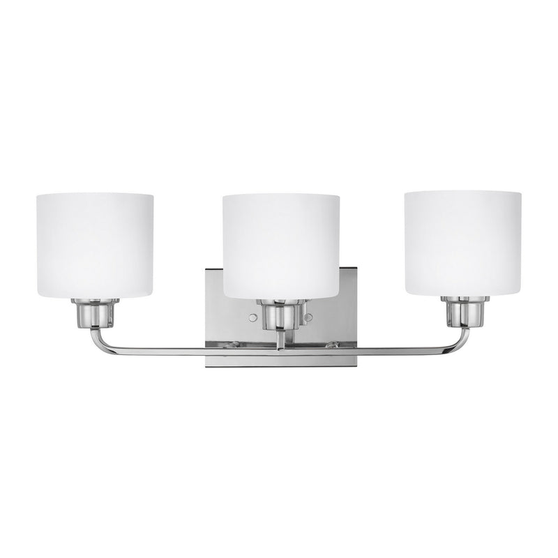 Generation Lighting 4428803EN3-05 Three Light Wall / Bath, Chrome
