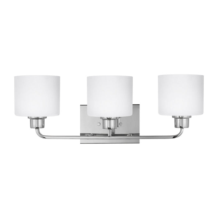 Generation Lighting 4428803EN3-05 Three Light Wall / Bath, Chrome