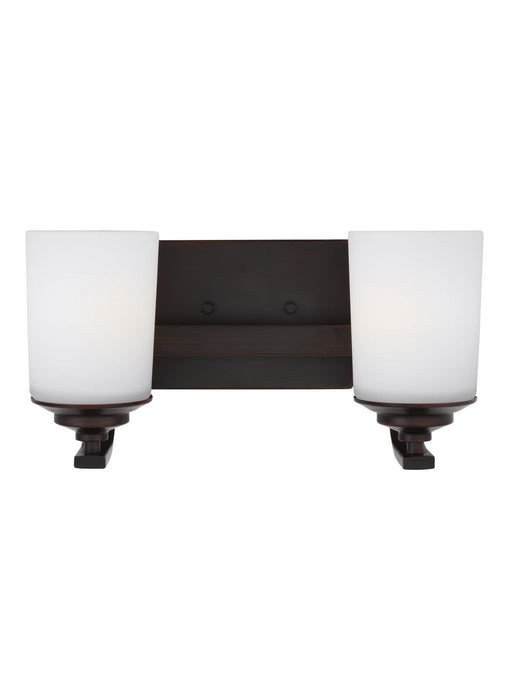 Generation Lighting 4430702EN3-710 Two Light Wall / Bath, Bronze