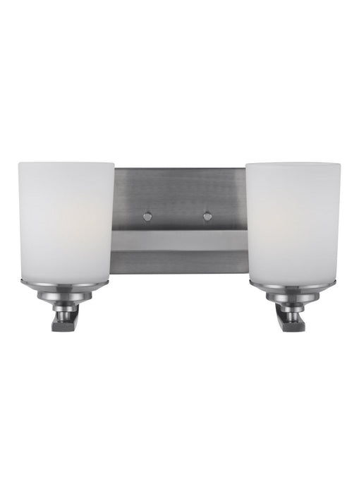 Generation Lighting 4430702EN3-962 Two Light Wall / Bath, Brushed Nickel