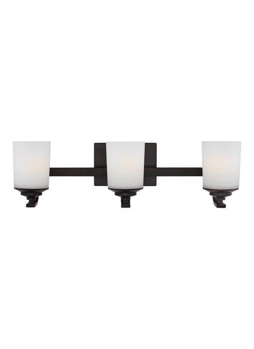 Generation Lighting 4430703EN3-710 Three Light Wall / Bath, Bronze