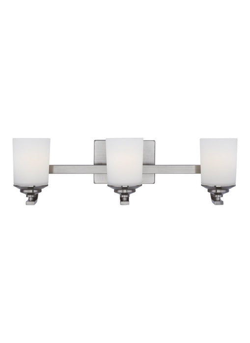 Generation Lighting 4430703EN3-962 Three Light Wall / Bath, Brushed Nickel