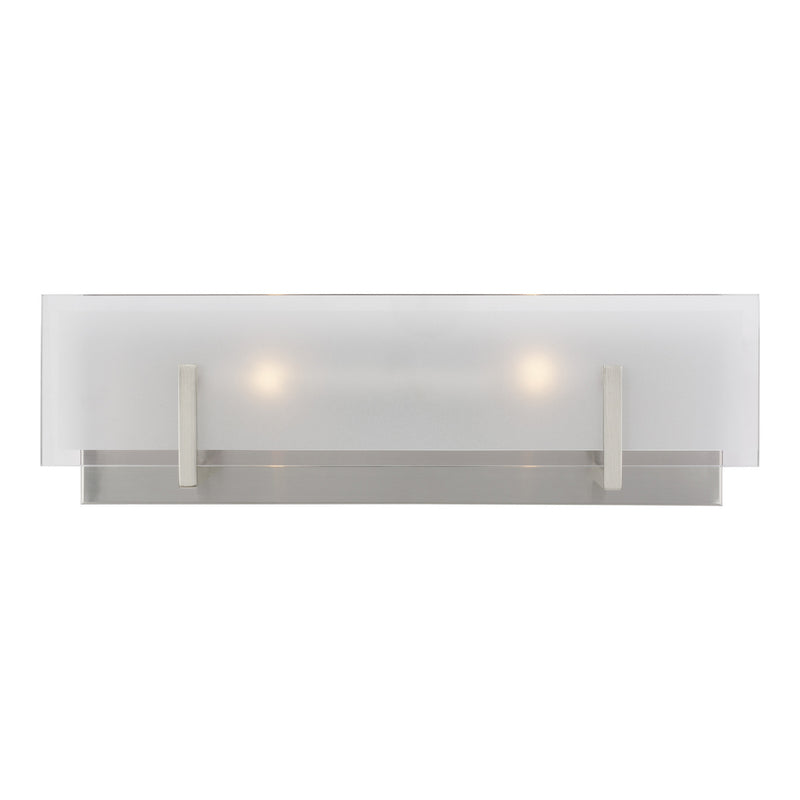 Visual Comfort Studio 4430802-962 Two Light Wall / Bath, Brushed Nickel