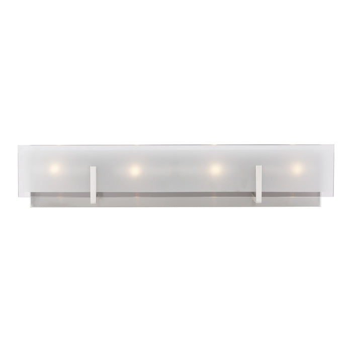Visual Comfort Studio 4430804-962 Four Light Wall / Bath, Brushed Nickel