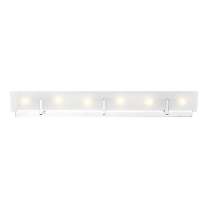 Visual Comfort Studio 4430806EN-05 Six Light Wall / Bath, Chrome