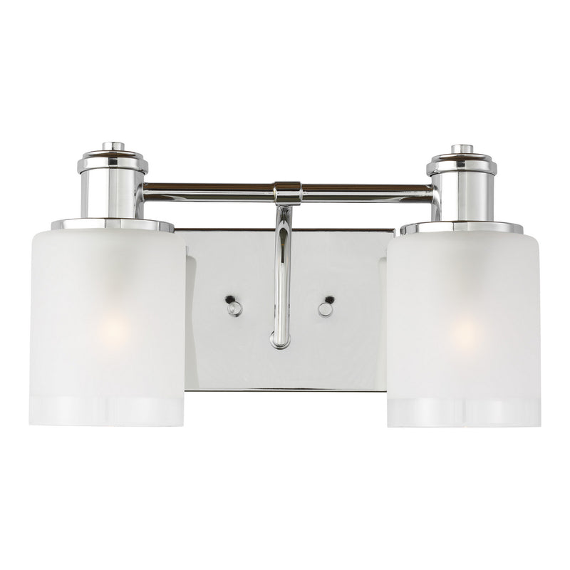 Generation Lighting 4439802-05 Two Light Wall / Bath, Chrome