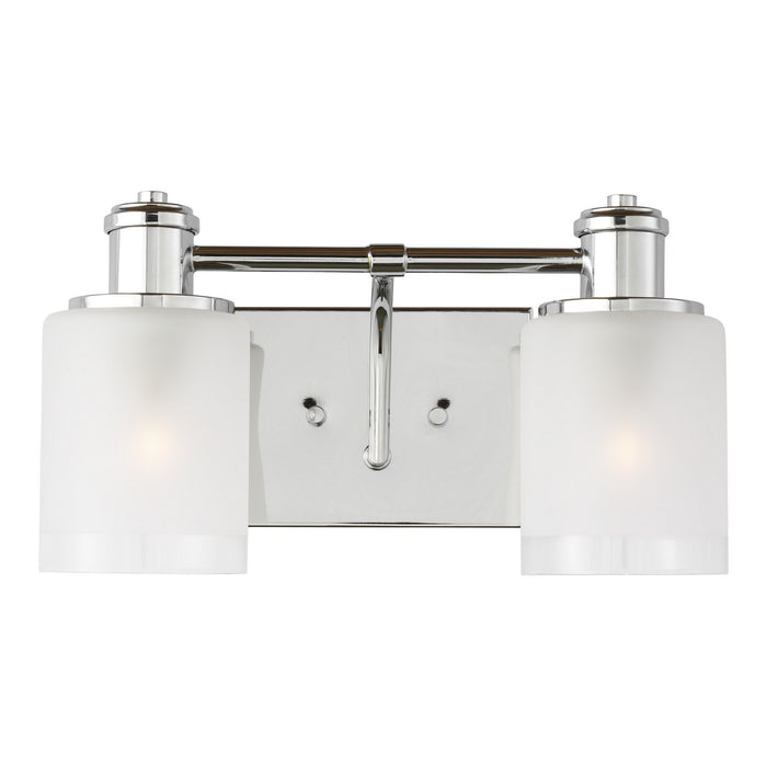 Generation Lighting 4439802-05 Two Light Wall / Bath, Chrome