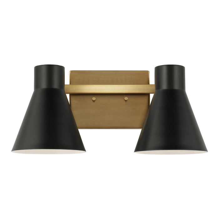 Generation Lighting 4441302-848 Two Light Wall / Bath, Satin Brass