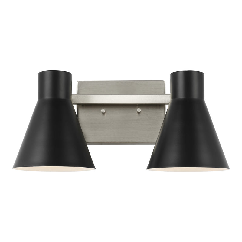 Generation Lighting 4441302-962 Two Light Wall / Bath, Brushed Nickel