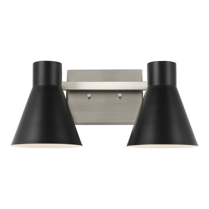 Generation Lighting 4441302-962 Two Light Wall / Bath, Brushed Nickel