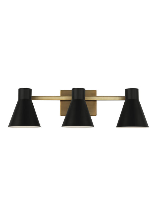 Generation Lighting 4441303EN3-848 Three Light Wall / Bath, Satin Brass