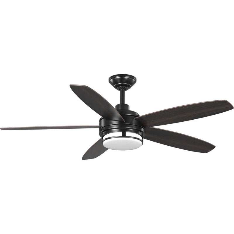 Progress Lighting P250036-031-30 54" Ceiling Fan, Black