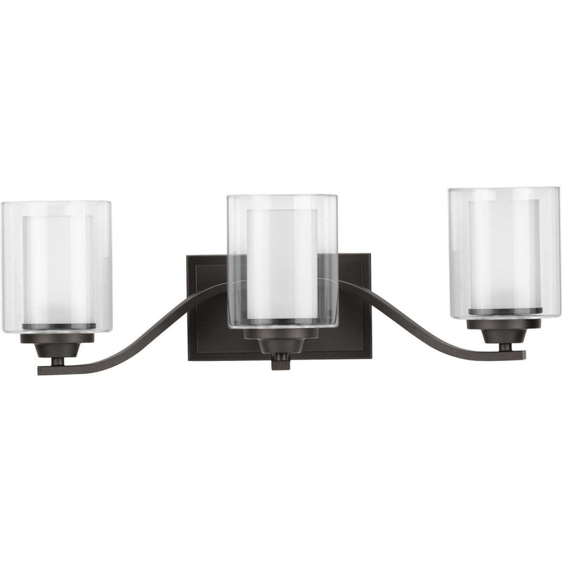 Progress Lighting P300122-143 Three Light Bath, Graphite