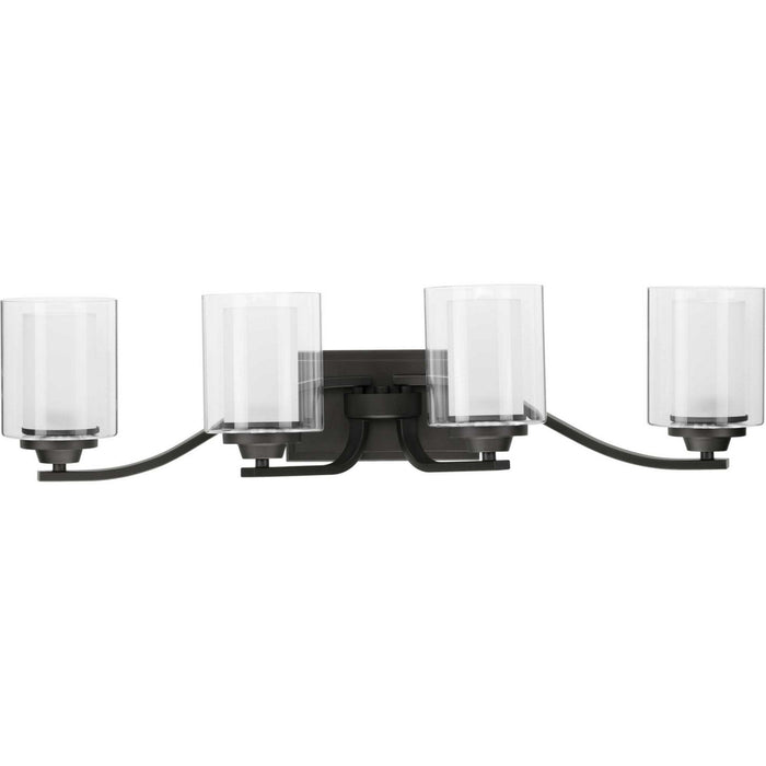 Progress Lighting P300123-143 Four Light Bath, Graphite