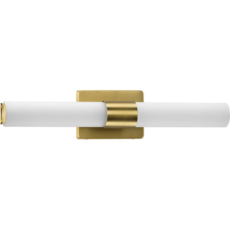 Progress Lighting P300150-012-30 LED Linear Bath, Satin Brass