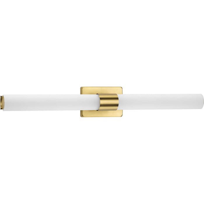 Progress Lighting P300151-012-30 LED Linear Bath, Satin Brass