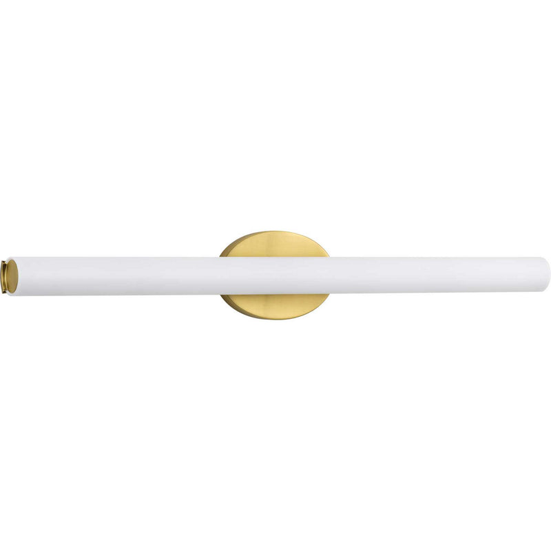 Progress Lighting P300184-012-30 LED Linear Bath, Satin Brass