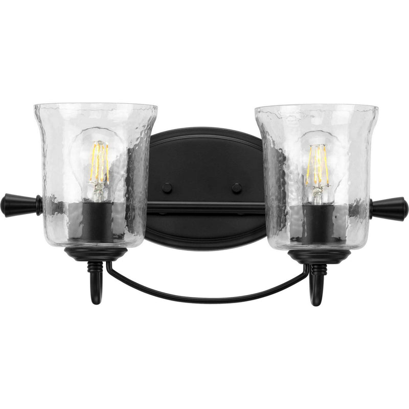 Progress Lighting P300254-031 Two Light Bath, Black